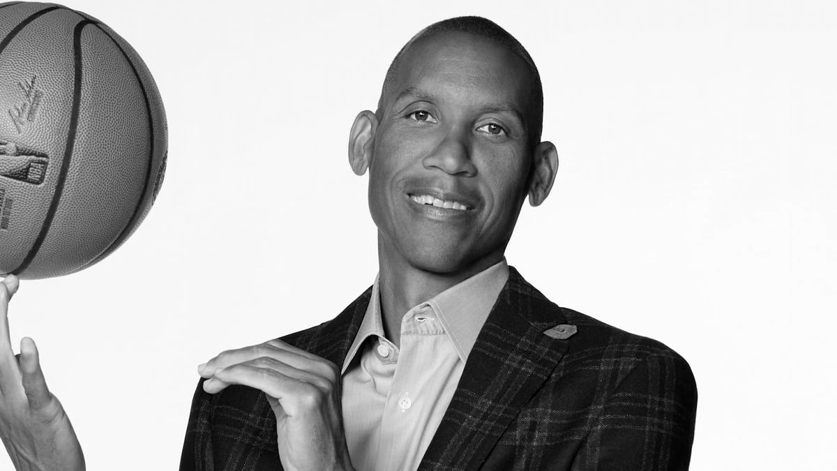 Reggie Miller, member of the NBA Hall of Fame and Five-Time All-Star, headshot
